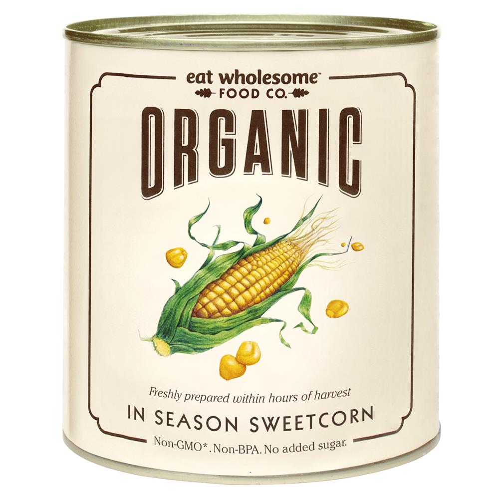 Organic In Season Sweetcorn 340g, Eat Wholesome