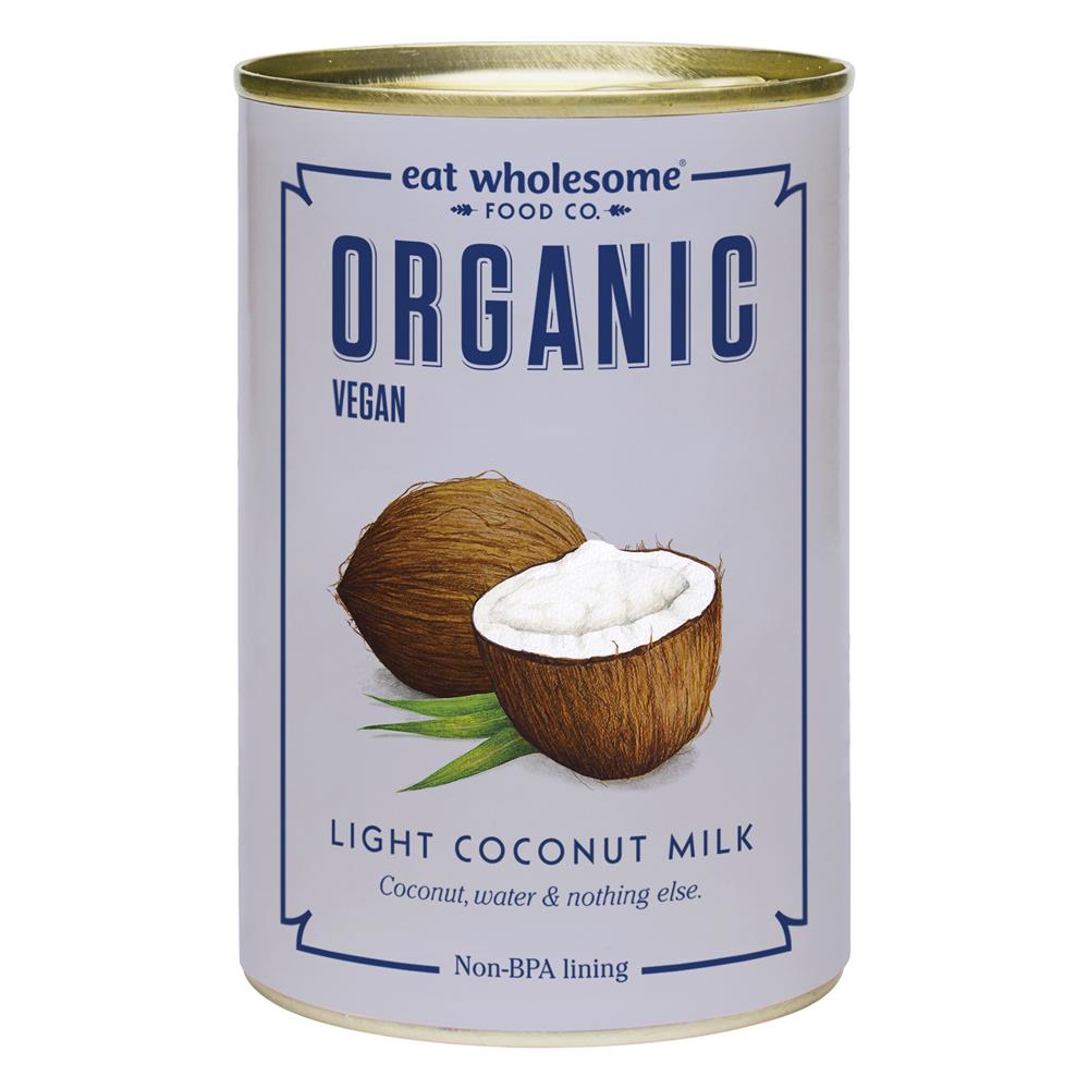 Eat Wholesome Organic Light Coconut Milk 400ml, Eat Wholesome