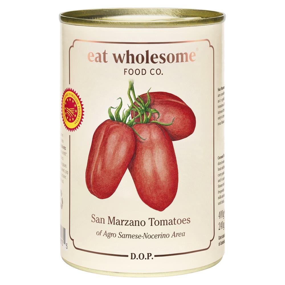 Eat Wholesome San Marzano Tomatoes D.O.P. 400g, Eat Wholesome