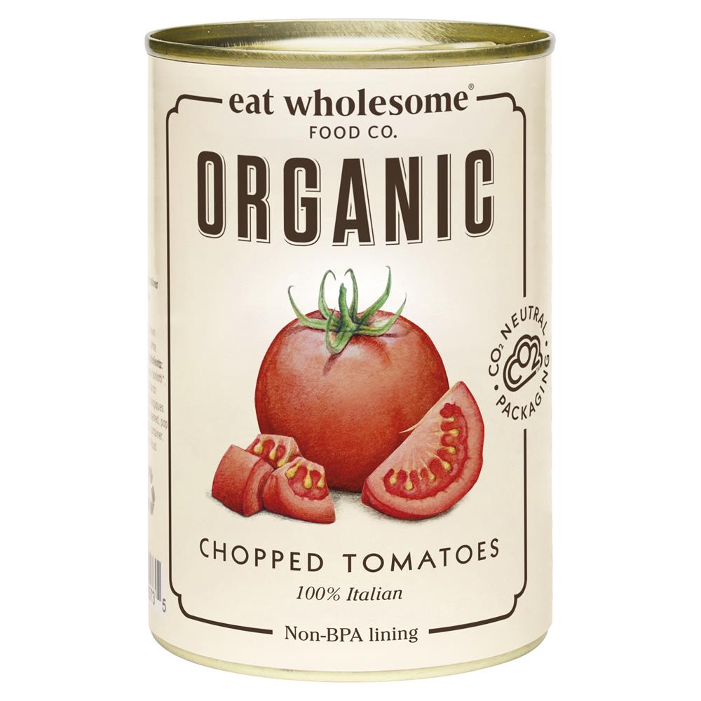 Eat Wholesome Organic Chopped Tomatoes 400g, Eat Wholesome