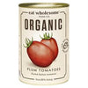 Eat Wholesome Organic Peeled Plum Tomatoes 400g, Eat Wholesome