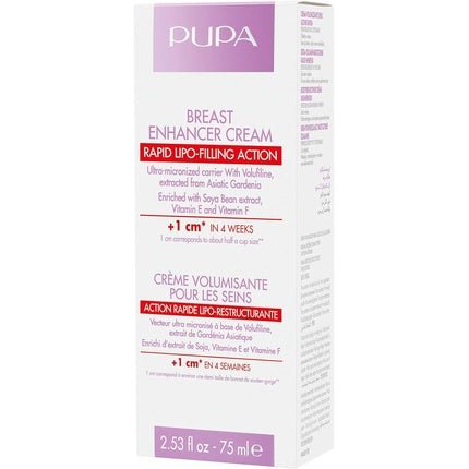 Pupa Milano Breast Enhancer Rapid Action Cream for Women 2.53 oz