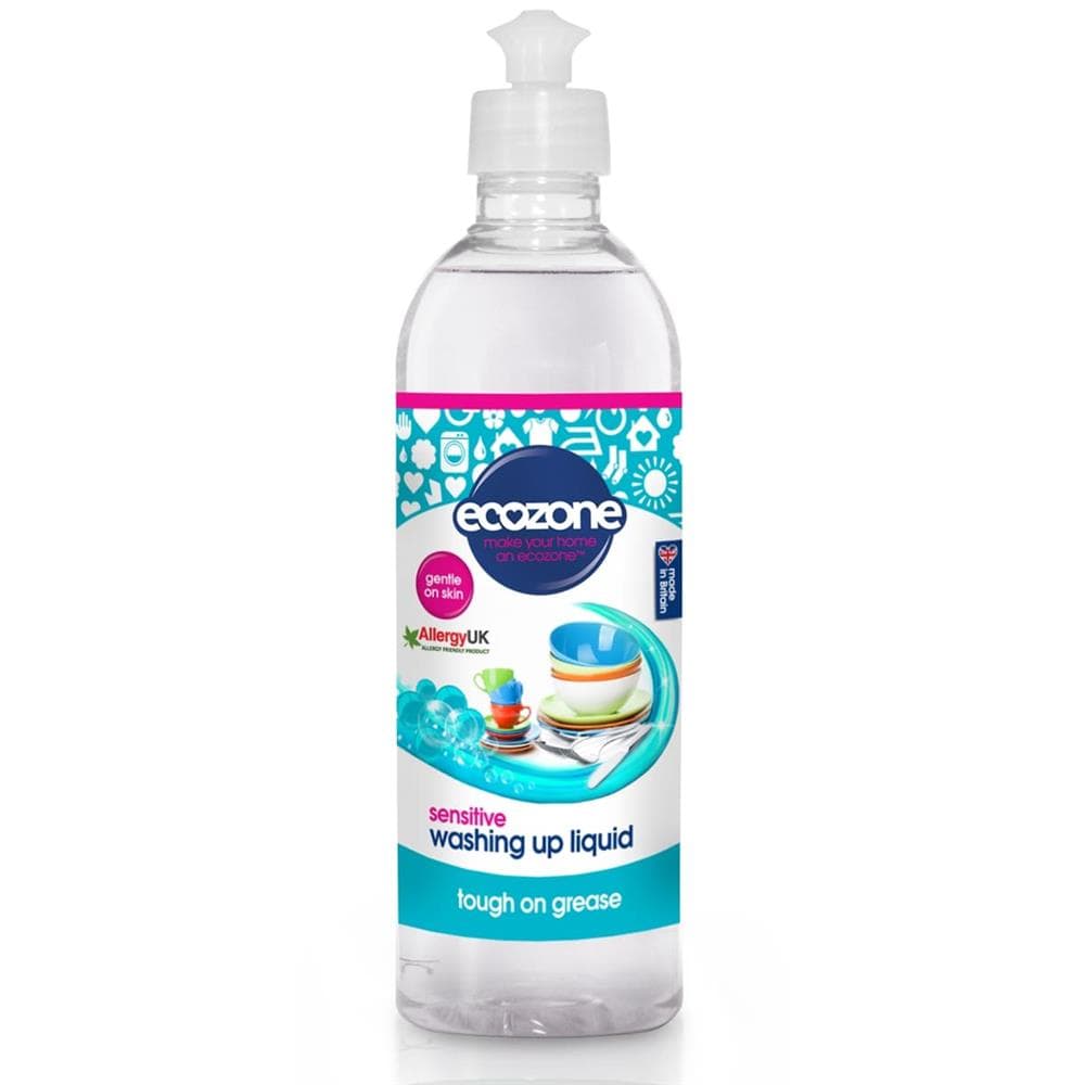 Sensitive Washing Up Liquid 500ML, Ecozone