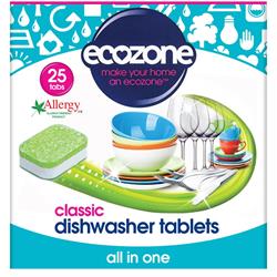 Classic Dishwasher Tablets 25 tablets, Ecozone