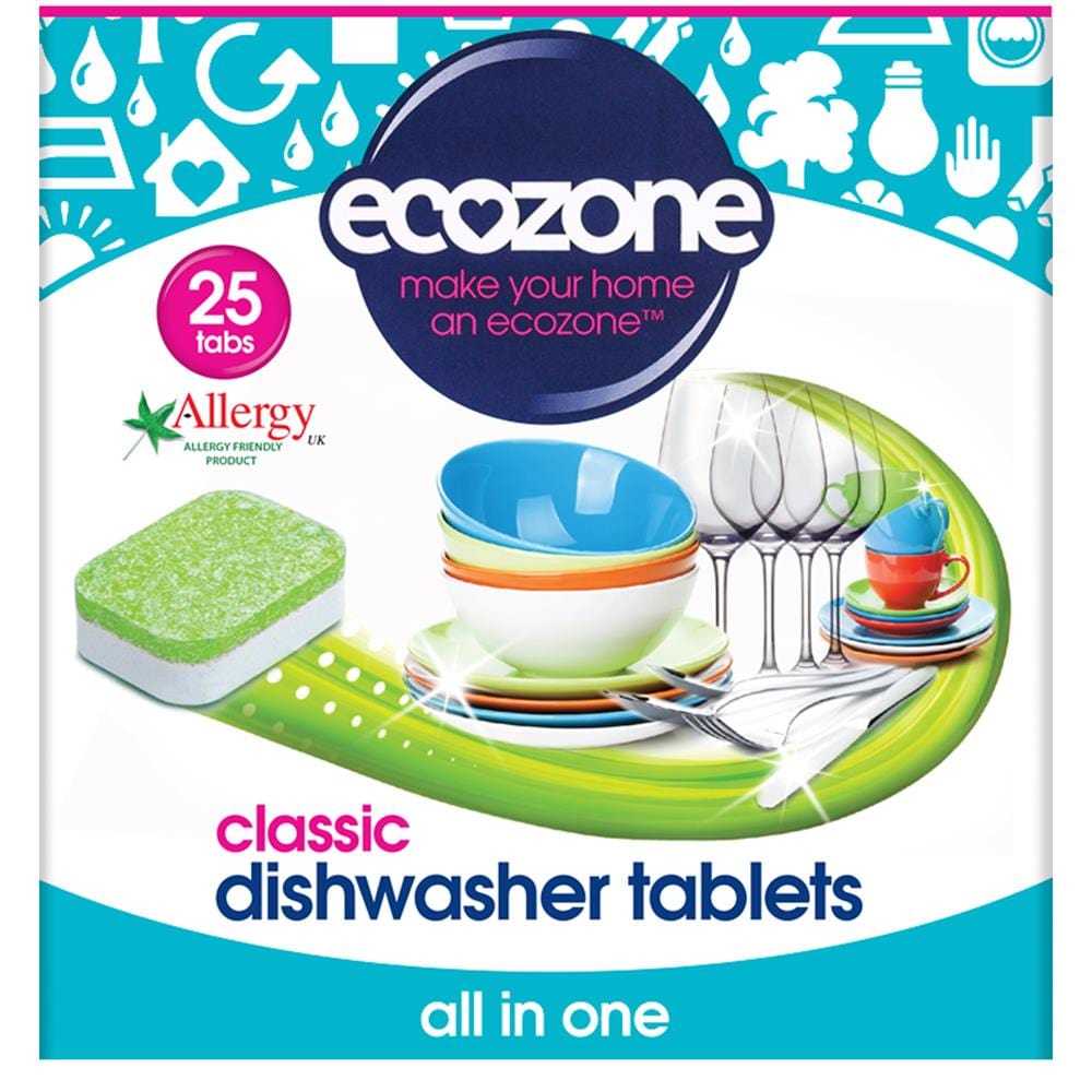 Classic Dishwasher Tablets 25 tablets, Ecozone