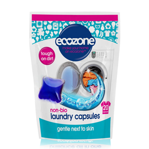 Non Bio Laundry Liquid Capsules 20 capsules, Ecozone