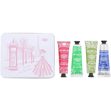 Institut Karite Paris So Chick Gift Set 4 x 30ml Hand Cream - Cherry Blossom Lily Of The Valley Milk Cream Verbena