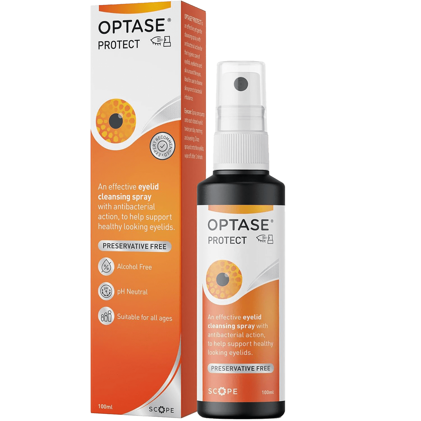 Optase Protect Eyelid Cleansing Spray 100ml - welzo