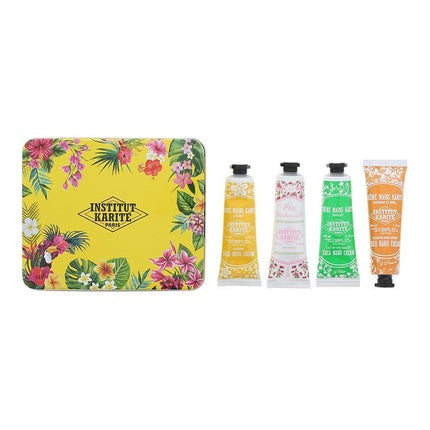 Institut Karite Paris Jungle In Paradise Shea Hand Cream Gift Set 4 x 30ml