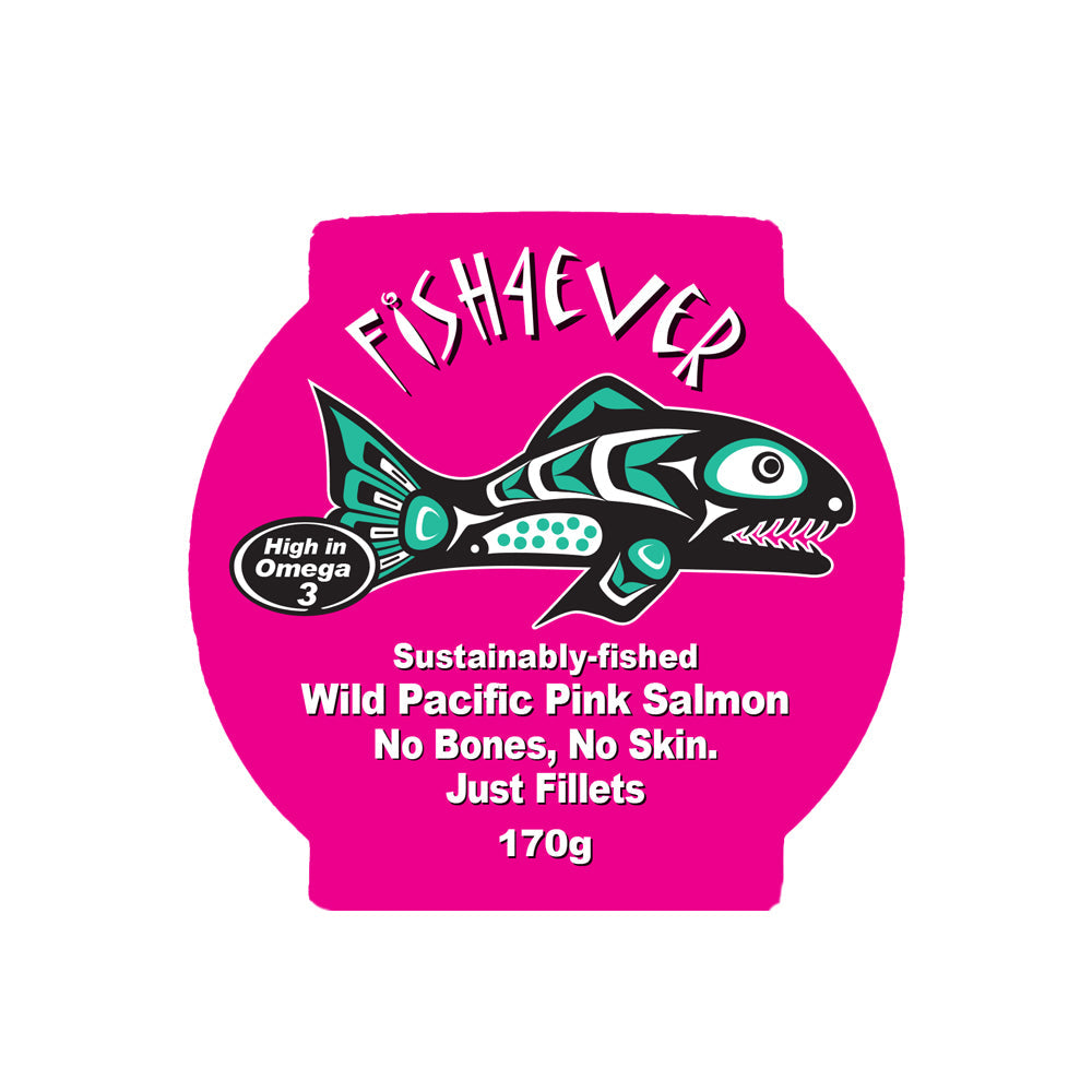 Wild Pacific filleted Pink Salmon 170g, Fish4Ever