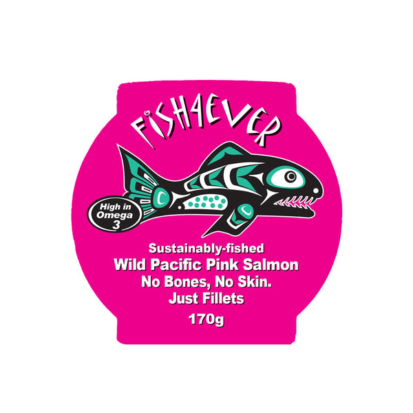 Wild Pacific filleted Pink Salmon 170g, Fish4Ever