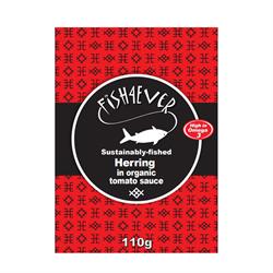 Herring in Org Tomato Sauce 110g, Fish4Ever