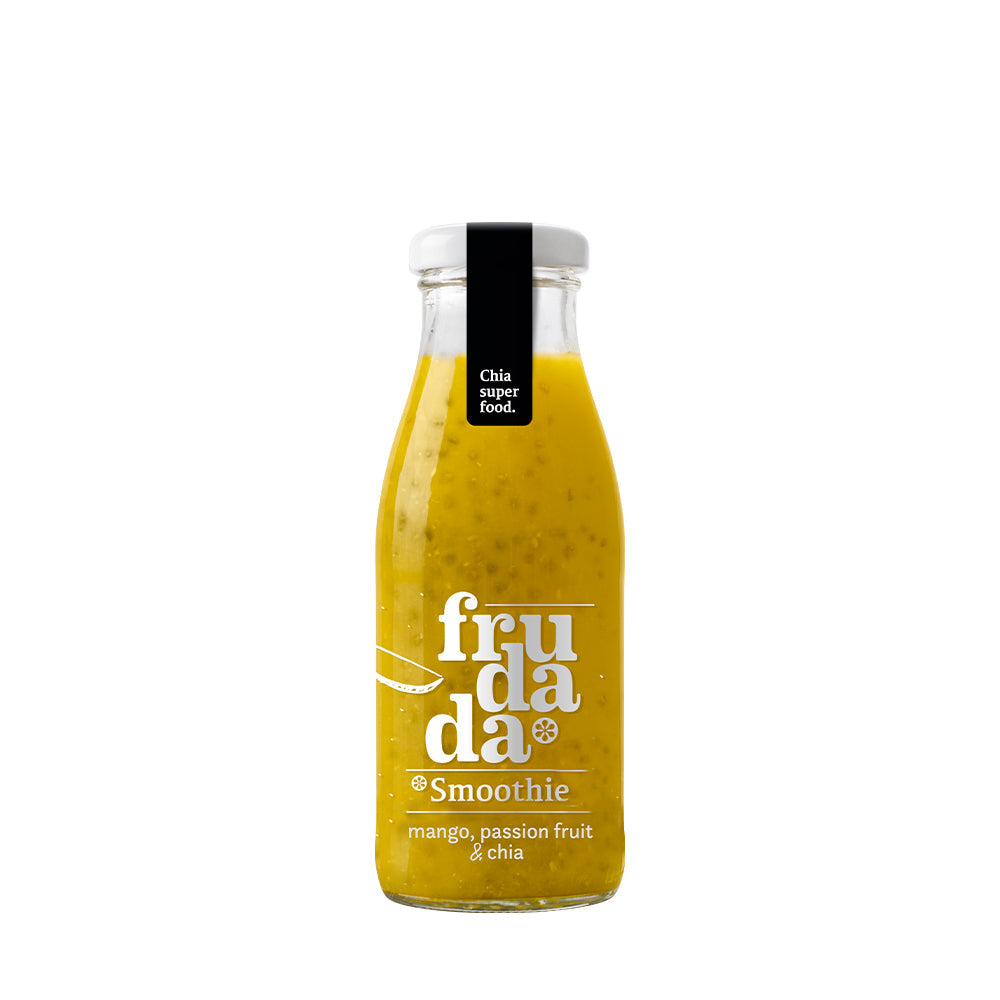 Mango Passion Fruit and Chia Smoothie 250ml, Frudada