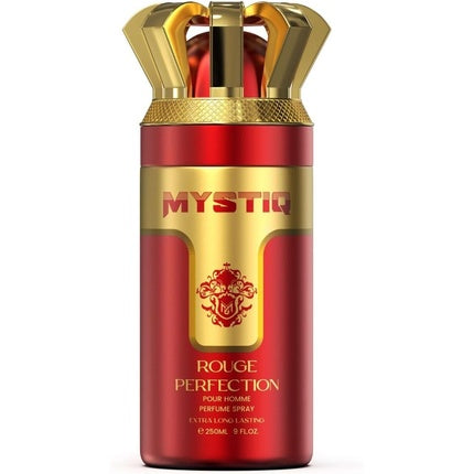 Rouge Perfection Extra Long Lasting Daily Fragrance in Luxurious Packaging with Saffron Jasmine Cedarwood Amber Musk 250ml