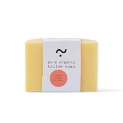 Pure Organic Tallow Soap (Sweet Orange & Clove) 80g, Fierce Nature