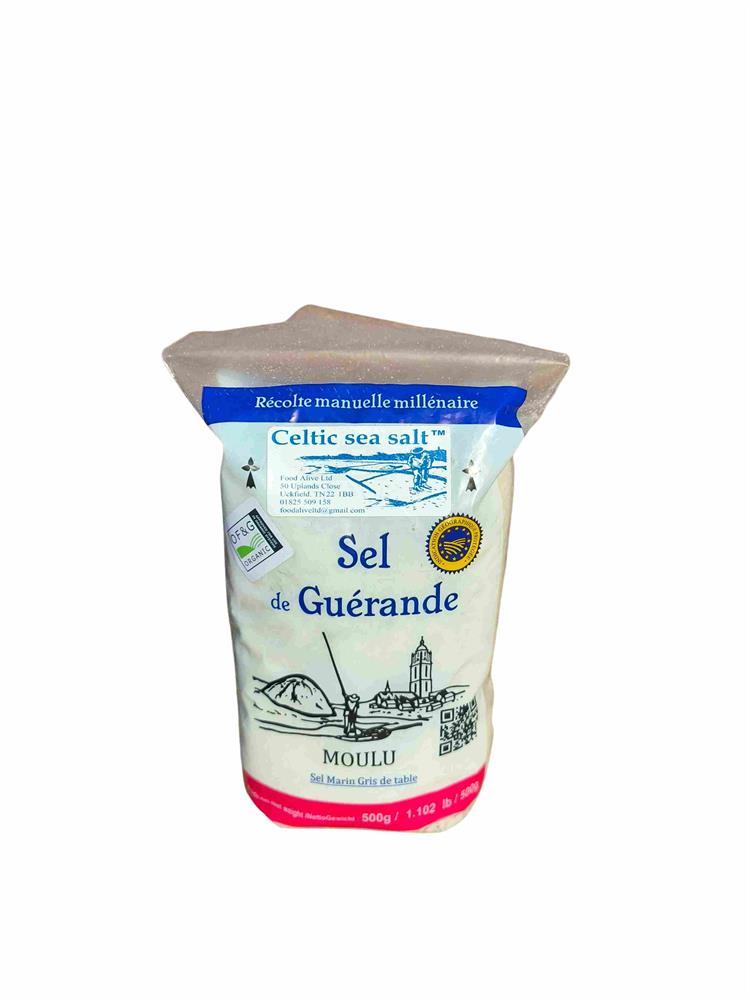 Organic Celtic Sea Salt fine 500 g, Food Alive