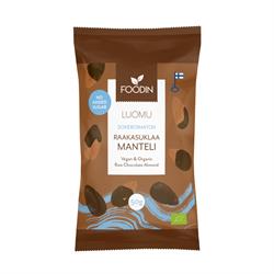 FI Organic Raw Chocolate No Added Sugar Almond 50G, Foodin