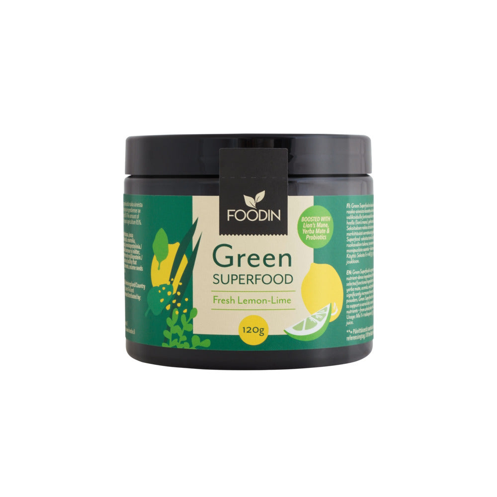 Green Superfood Fresh Lemon Lime, Foodin