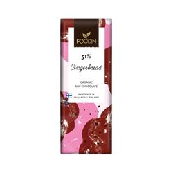 Organic Raw Chocolate Gingerbread 51%, Foodin