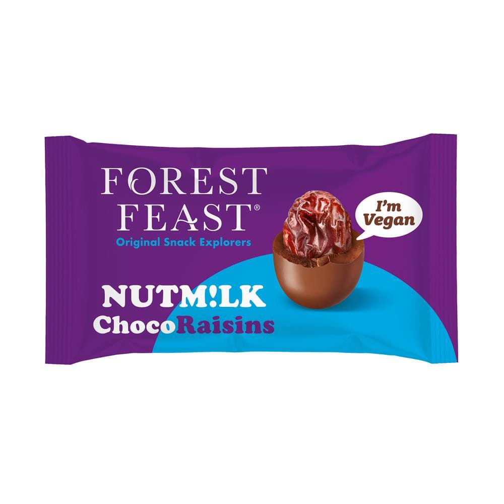 Nutm!lk Vegan Chocolate Choco Raisins 35g, Forest Feast