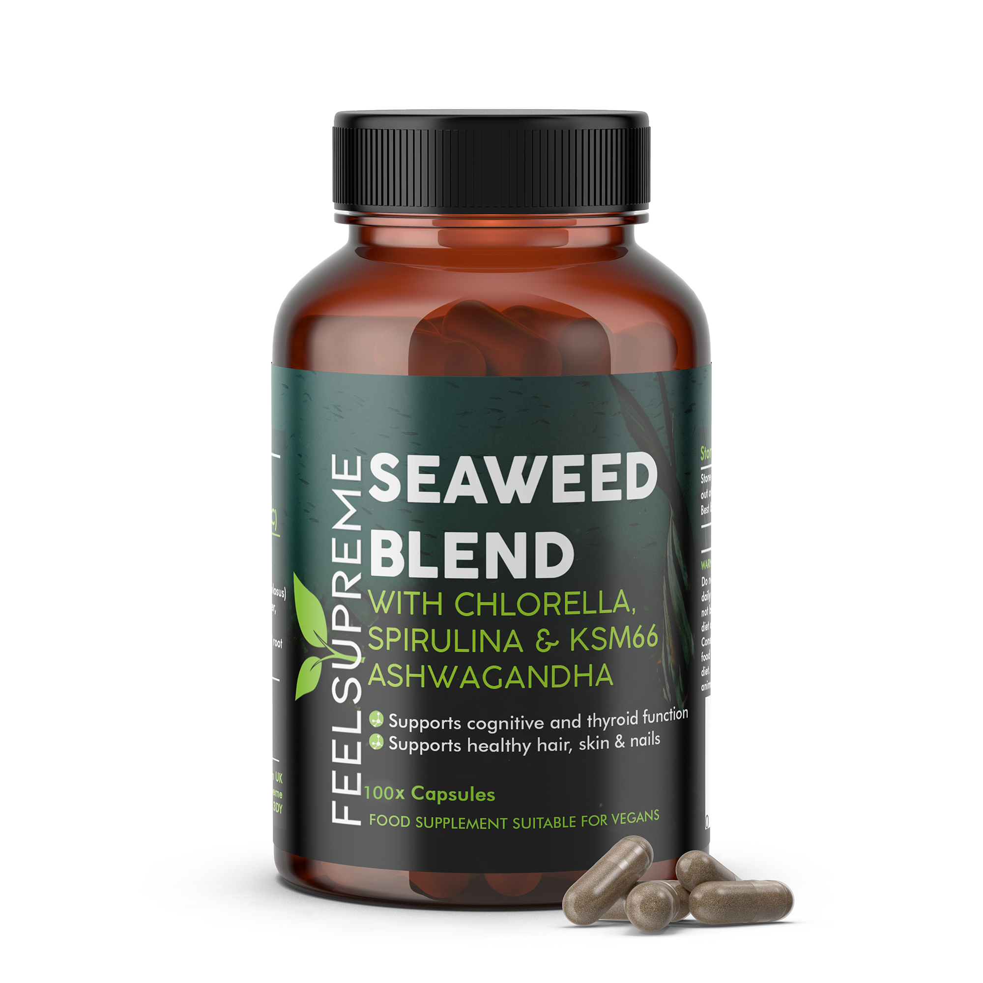 Feel Supreme Seaweed Blend 100 Veg Caps