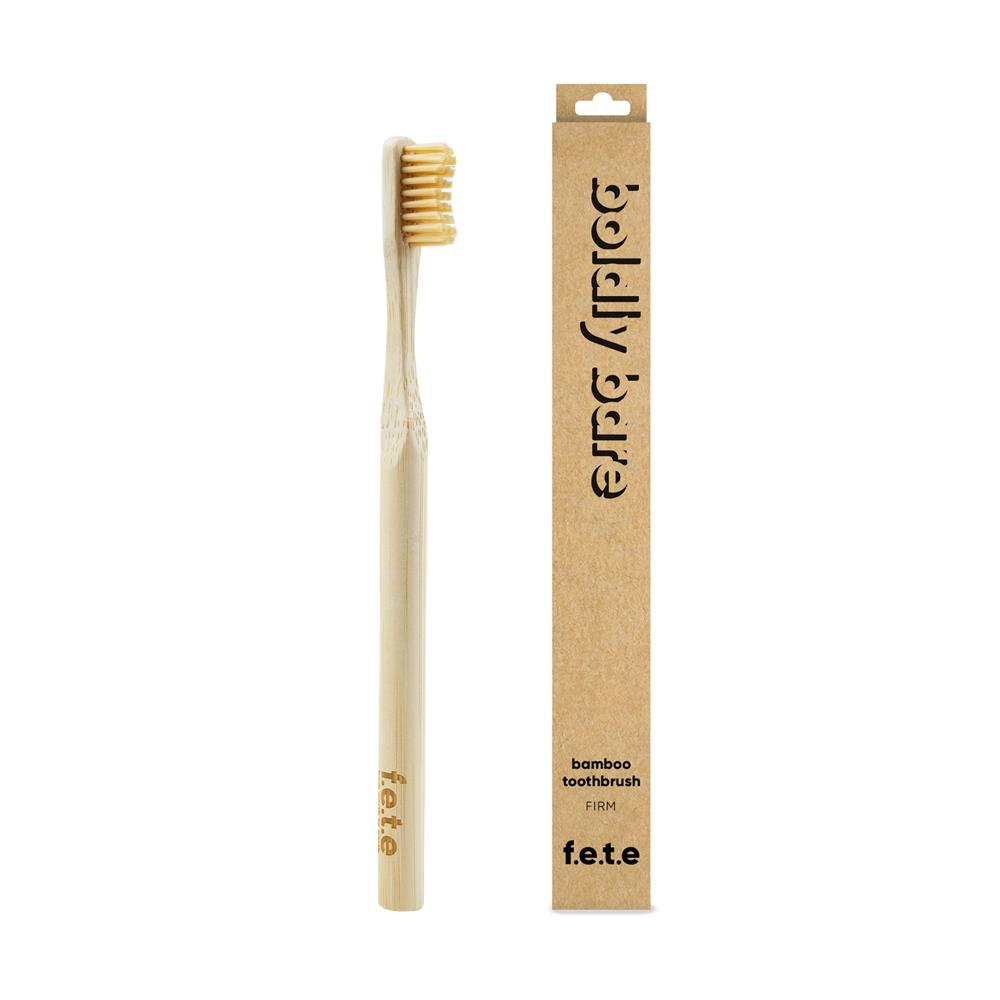 Bamboo Tooth Brush Boldly Bare Natural Firm 1 Unit, From Earth to Earth