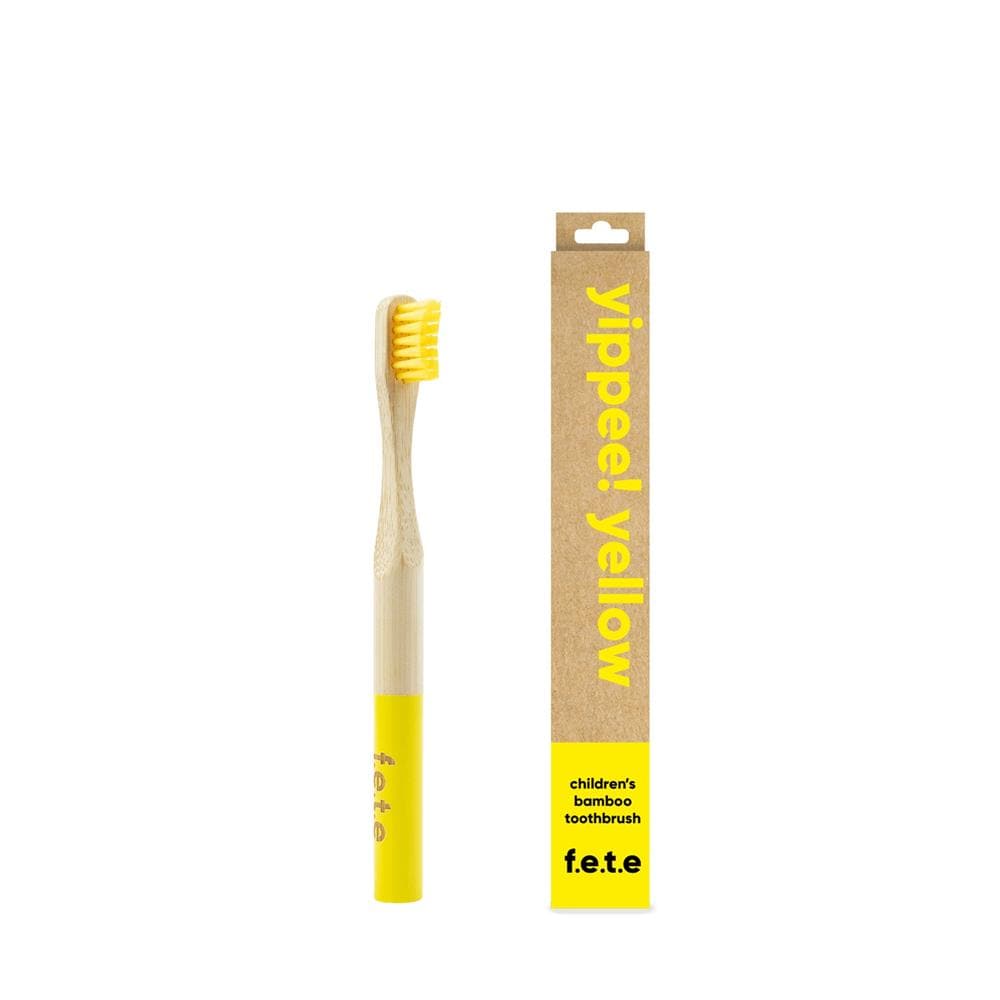 Bamboo Tooth Brush Yippee! Yellow Yellow Child 1 Unit, From Earth to Earth