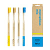 Bamboo Toothbrush Marvelous Mix Multi Pack Soft 4x colours, From Earth to Earth