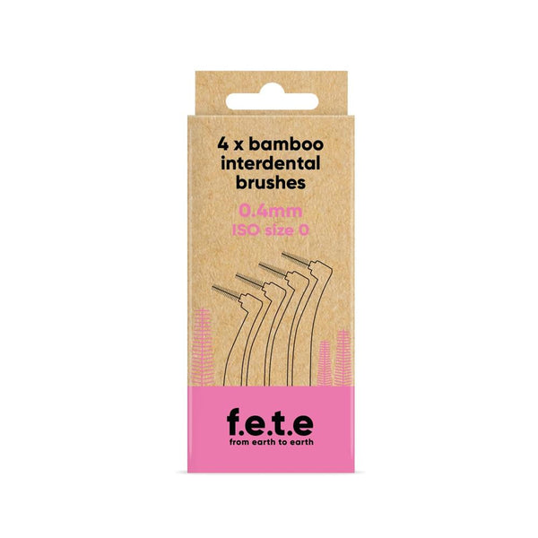 FETE Interdental Brushes ISO Size 0 0.4mm, From Earth to Earth