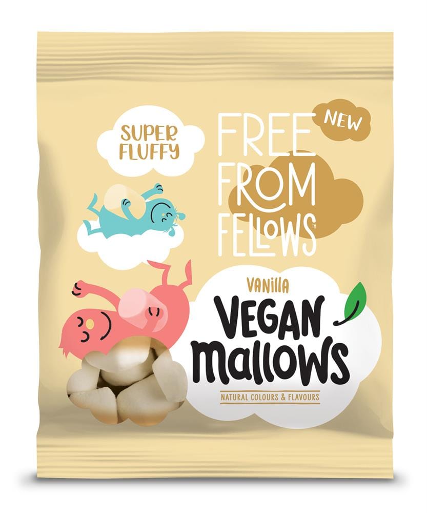 Vegan Vanilla Mallows 105g, Free From Fellows