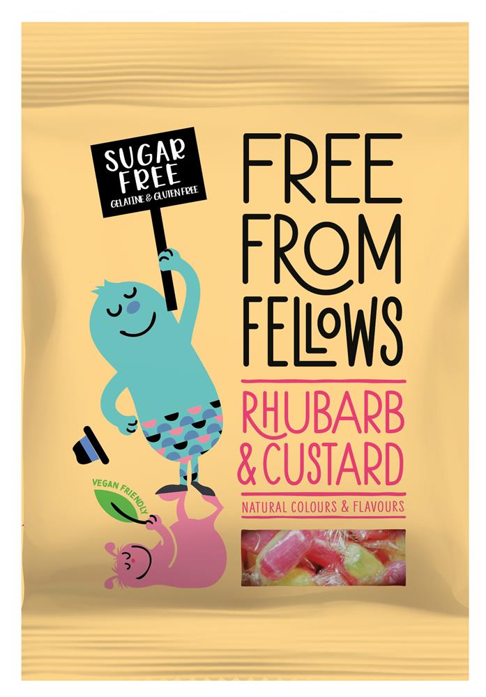 Rhubarb and Custard 70g, Free From Fellows