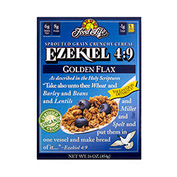 Ezekiel Sprouted Whole Grain Cereal Golden Flax 454g, Food For Life