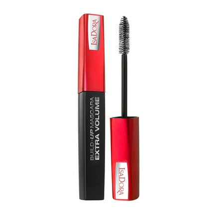 IsaDora Extra Volume Building Mascara with Smudge-Proof Elastic Brush for Sensitive Eyes