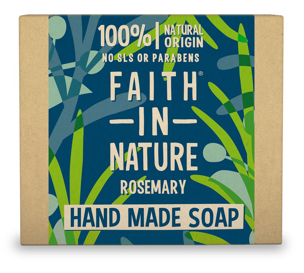 Rosemary Pure Vegetable Soap 100g, Faith in Nature