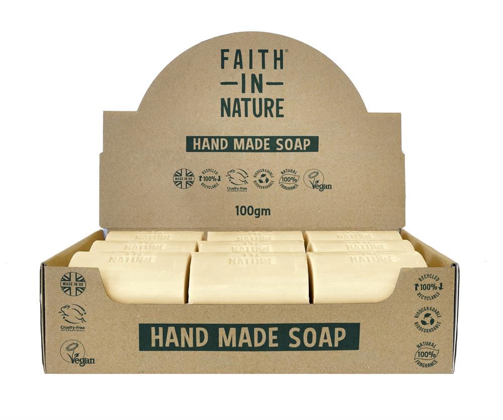 Seaweed soap unwrapped x (Full Box of 18), Faith in Nature