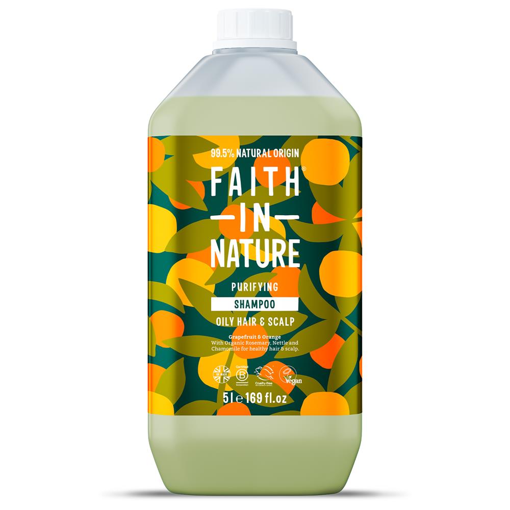 Faith in Nature Grapefruit & Orange Shampoo 5 Litre, Faith in Nature