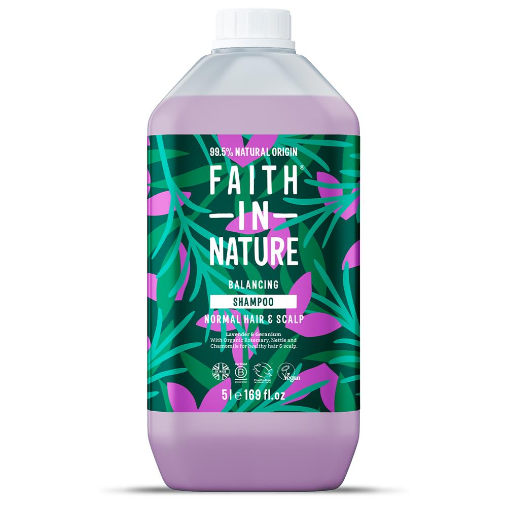 Lavender & Geranium Shampoo 5000ml, Faith in Nature