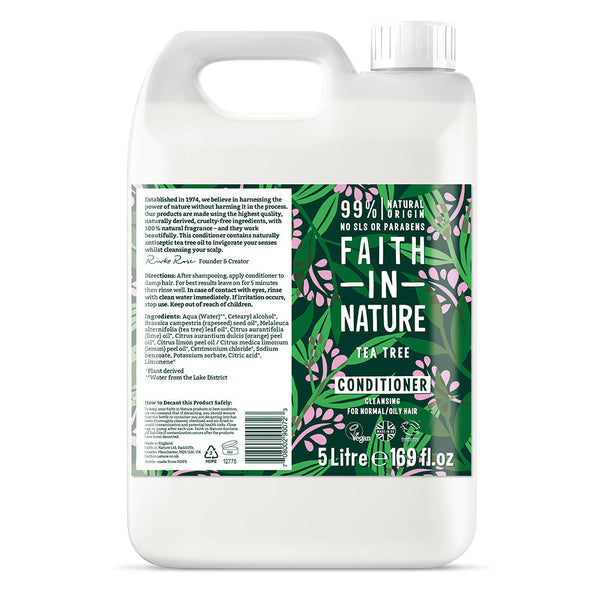 Tea Tree Conditioner 5Ltr, Faith in Nature