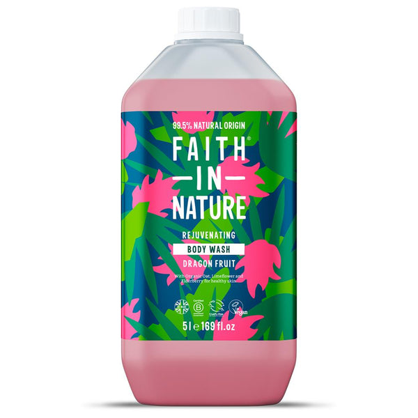 Faith in Nature Dragon Fruit Body Wash 5 Litre, Faith in Nature