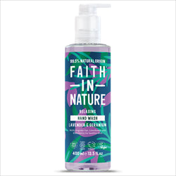 Faith in Nature Lavender & Geranium Hand Wash 400ml, Faith in Nature