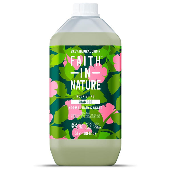 Shampoo Wild Rose 5 Ltr, Faith in Nature