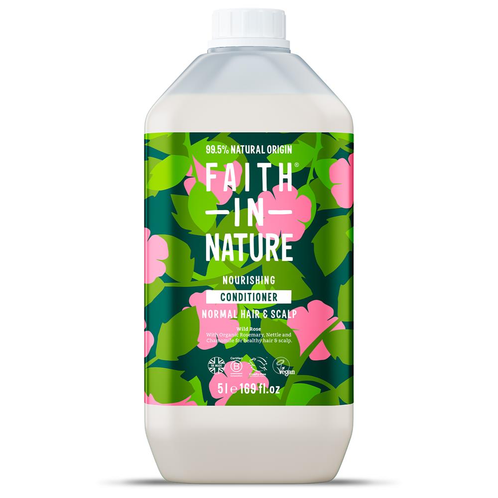 Faith in Nature Wild Rose Conditioner 5 Litre, Faith in Nature