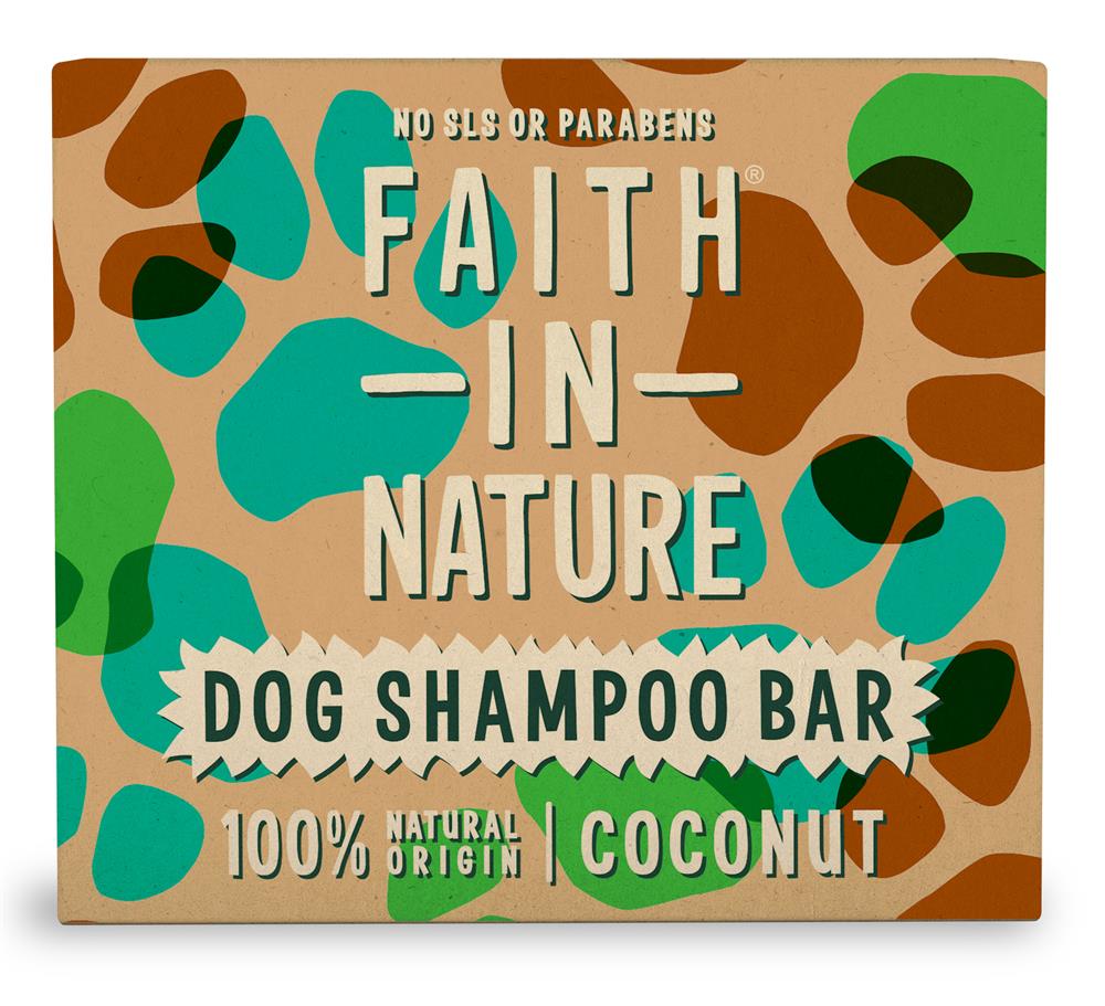 Coconut Dog Shampoo Bar 85g, Faith in Nature