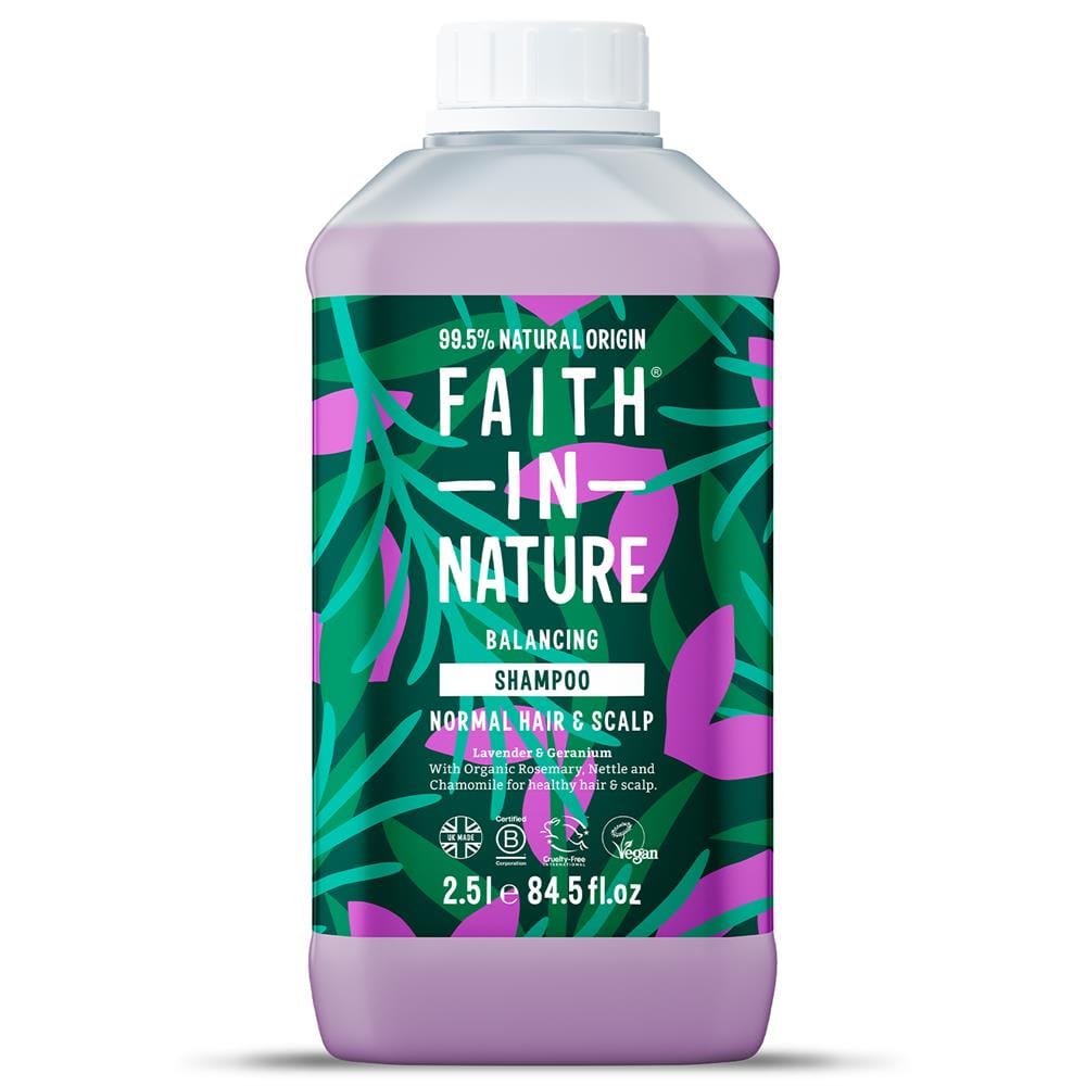 Faith In Nature Lavender & Geranium Shampoo 2.5 Litre, Faith in Nature