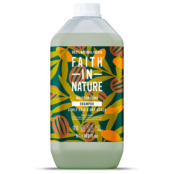 Faith in Nature Shea & Argan Shampoo 5 Litre, Faith in Nature