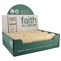 Coconut Soap unwrapped x (Full Box of 18), Faith in Nature