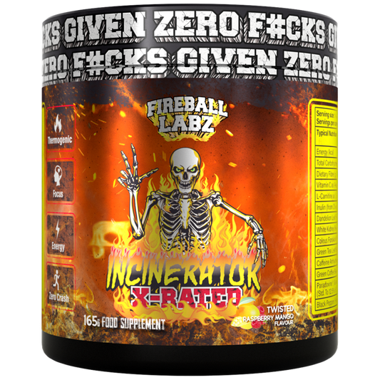 Fireball Labz Incinerator X-Rated 165g Twisted (Raspberry Mango)