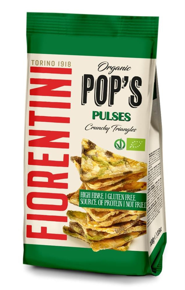 Organic POPS Pulse Crisp 80g, Fiorentini