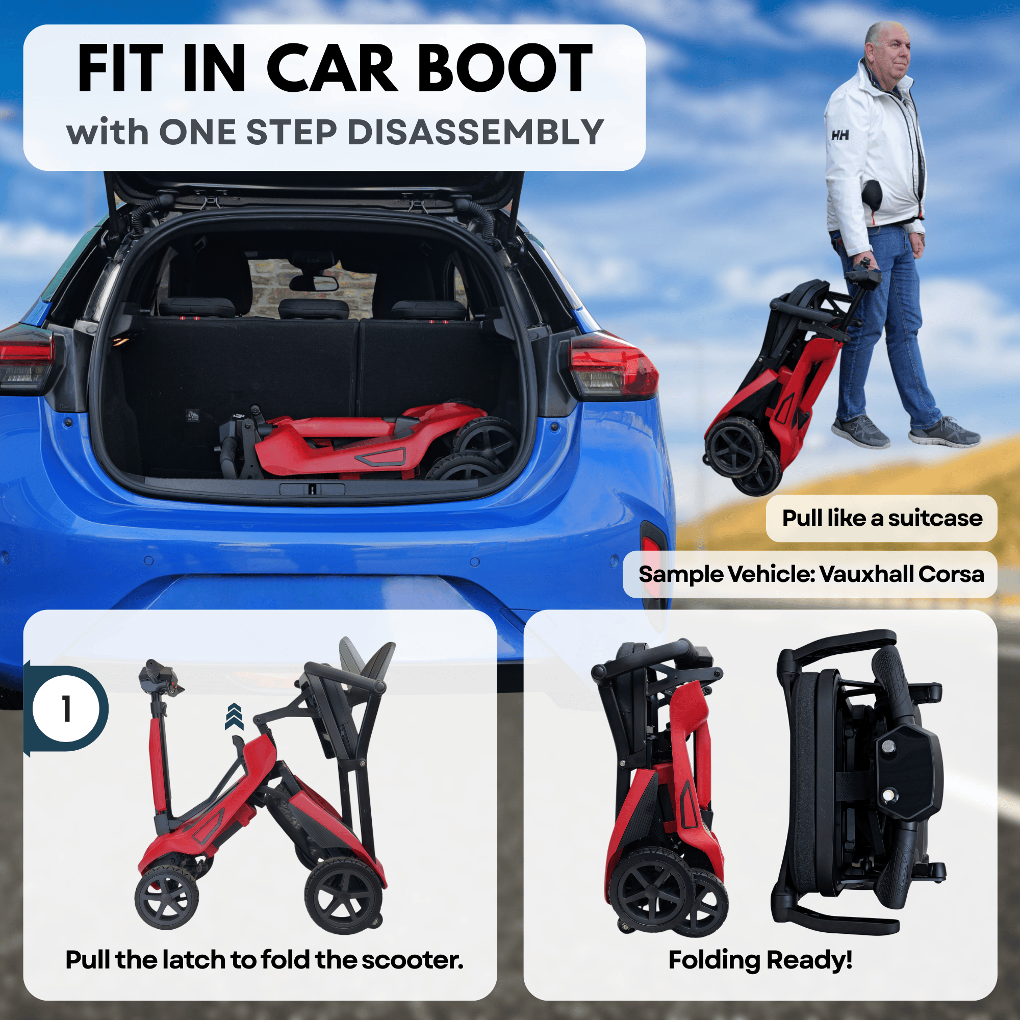WeCan X-15 FastFold Folding Mobility Scooter – image 7