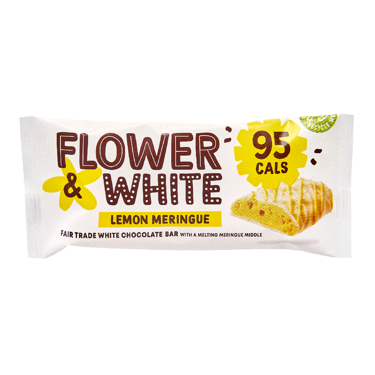 Flower & White Meringue Bar 12x20g Lemon